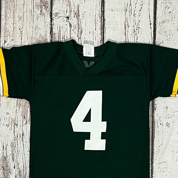 Brett Favre Green Bay Packers NFL Football Logo 7 Jersey Boys Youth - Picture 2 of 4